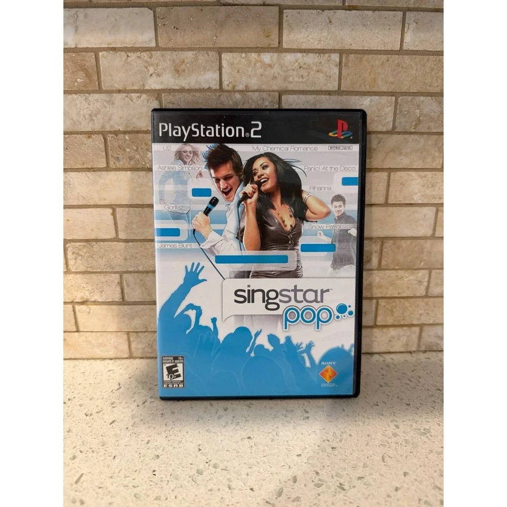 SingStar Pop PS2 Karaoke Game